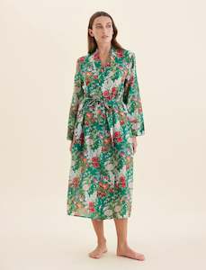 Cotton Silk Florals: Clara Maxi Robe