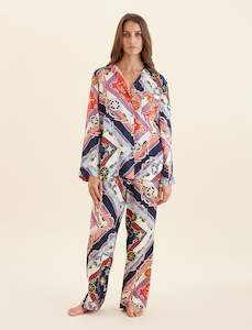 Marine Silk Full Length PJ Set