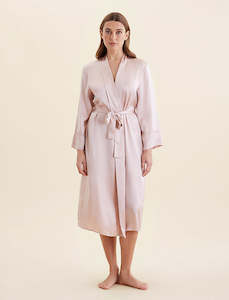 Audrey Washable Silk Long Robe