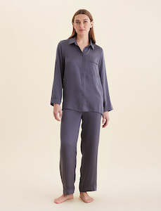 Personalised Pyjamas: Audrey Washable Silk Full Length PJ