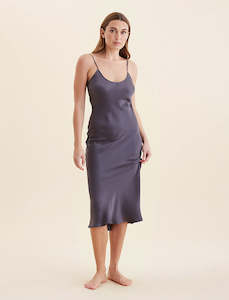 Beautiful Natural Sleepwear: Audrey Washable Silk Bias Slip