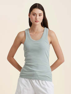 Beautiful Natural Sleepwear: Milla Rib Shelf Bra Tank