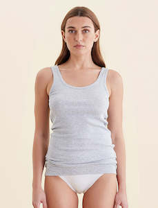 Beautiful Natural Sleepwear: Pia Cotton Modal Singlet