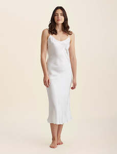 Bridal Sleepwear: Audrey Washable Silk Bias Slip