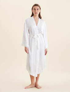 Camille Silk Lace Maxi Robe