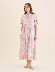 Ella Short Sleeve Maxi Nightdress