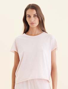 Organic Cotton Knits: Jada Organic Cotton Knit Boxy Tee