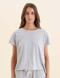 Jada Organic Cotton Knit Boxy Tee