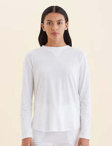 Organic Cotton Knits: Jada Organic Cotton Knit Long Sleeve Tee