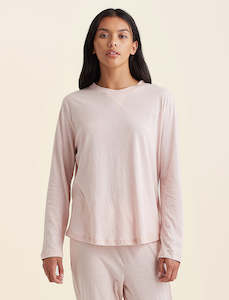 Jada Organic Cotton Knit Long Sleeve Tee