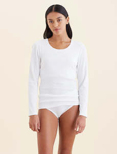 Milla Rib Shelf Bra Long Sleeve Tee