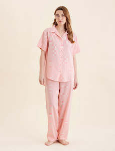 Anais Short Sleeve Full Length PJs