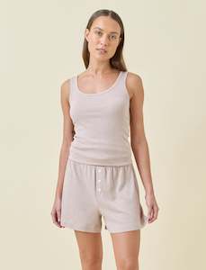 Pia Singlet and Boxer Short PJ Set