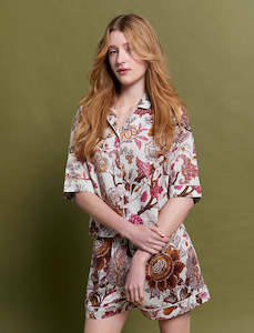 Karen Walker Edwardian Floral Boxer PJ Set