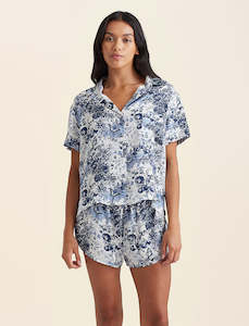 Toile De Jouy Pure Silk Boxer PJ Set