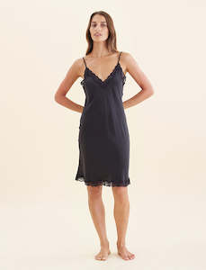 Camille Silk Lace Slip Nightie