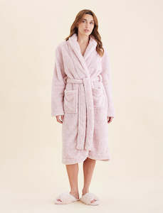 All Except Sale: Cosy Mid-Length Plush Robe