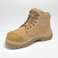 690WL - Wheat Lace Up Safety Boot 15cm (6")