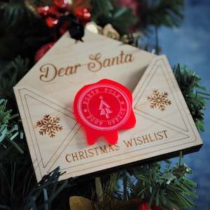 Letter to Santa Envelope Ornament