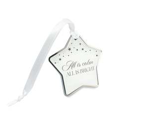 Silver Star Xmas Keepsake Christmas Keepsake 2024