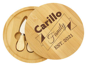 3pcs Bamboo Cheese Serving Gift Set