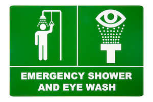 Emergency Shower and Eye Wash Sign