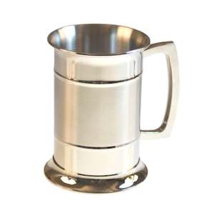 Tankard Two Tone - Stainless Steel - Personalized Gift For Milestones