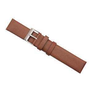 Brown Lambskin Leather Watch Band