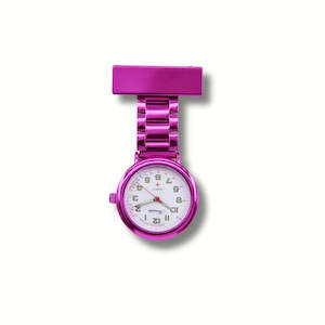 Pink Anodised Nurse Watch