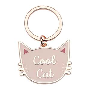 Cool Cat Keyring