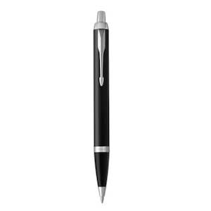 Parker Pen IM Black Lacquer Chrome Trim - Add Personalisation