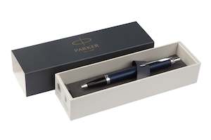 Parker Pen IM Navy Lacquer Chrome Trim