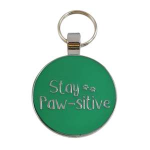 Stay Pawsitive Pet Tag