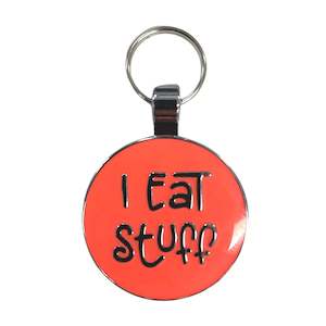 I Eat Stuff Pet Tag