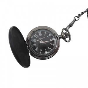 Matte Black Pocket Watch