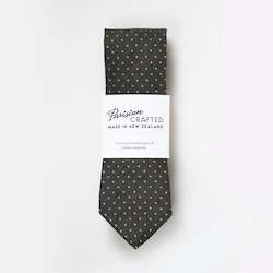 Olive Sky Pink Pin Dot Tie