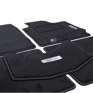 Rear Floor Mats Mitsubishi Colt CZ-T RalliArt (RHD)