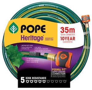 Pope Heritage Medium Duty Garden Hose (12mm) | Fitted