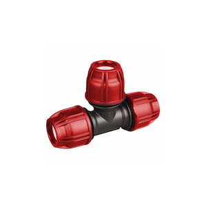 Medium Density Polyethylene Tee - Red | 20mm ONLY