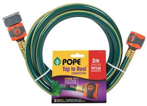 Hoses: Pope Tap To Reel Connector (12mm x 2m) | Fitted