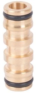 Pope 12mm Brass 2-Way Hose Coupler