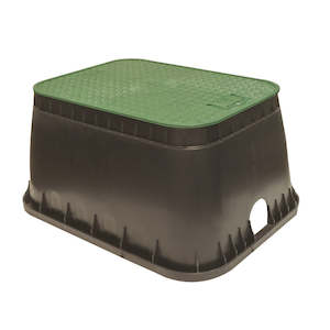 RAIN PZRM-115 Jumbo Rectangular Valve Box ( 550mm Lid x 330mm Depth x 660mm Base )