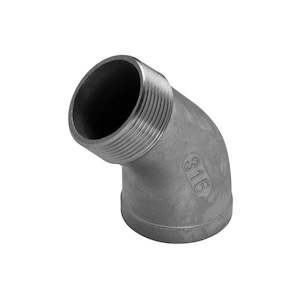 Metal Pipe Fittings: Stainless Steel Male Female Threaded 45° Elbow BSP – Grade 316