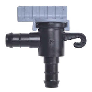 Dripline Fittings: Tavlit 20mm Elbow Valve with Hook