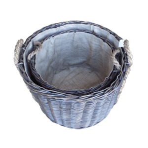 Set Of 2 Round Baskets KG1420315-2