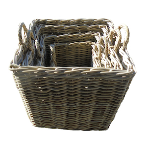 Set of 4 Log Baskets KG710240-4