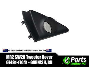 MR2 SW20 Tweeter Cover Drivers Side Toyota 67491-17041 - GARNISH, RH