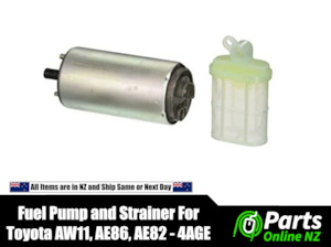 Automotive component: Fuel pump for Toyota MR2 AW11 Levin Trueno AE86 Corolla AE82 Celica 4AGE 5MGE