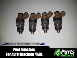 4AGE 20V 4A-GE Blacktop Injectors AE111 Levin Trueno