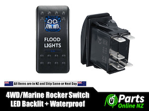 Automotive component: Waterproof Rocker Switch FLOOD LIGHTS for 4WD Off Road Marine